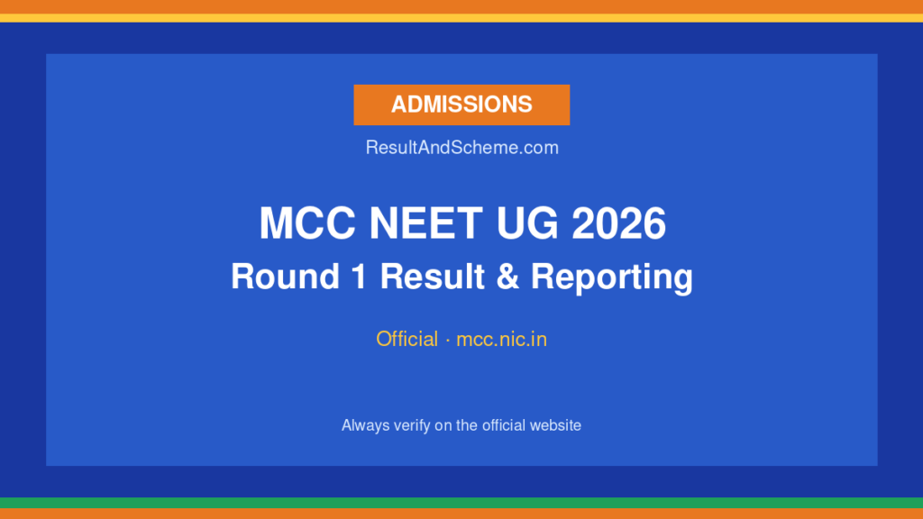 MCC NEET UG 2026 - ResultAndScheme.com